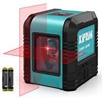 Nivel Láser- Nivel Láser Cruzado Kiprim LV1R Láser Vertical-Horizontal de Doble Línea- IP54 a prueba de polvo…